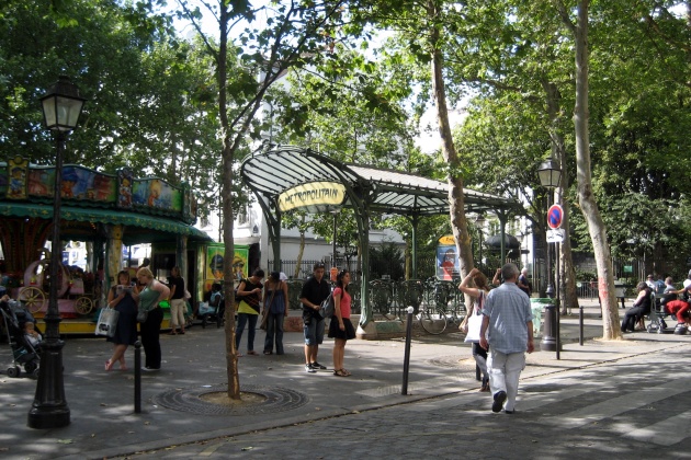 Abbesses p metrolinje 12 i 2009